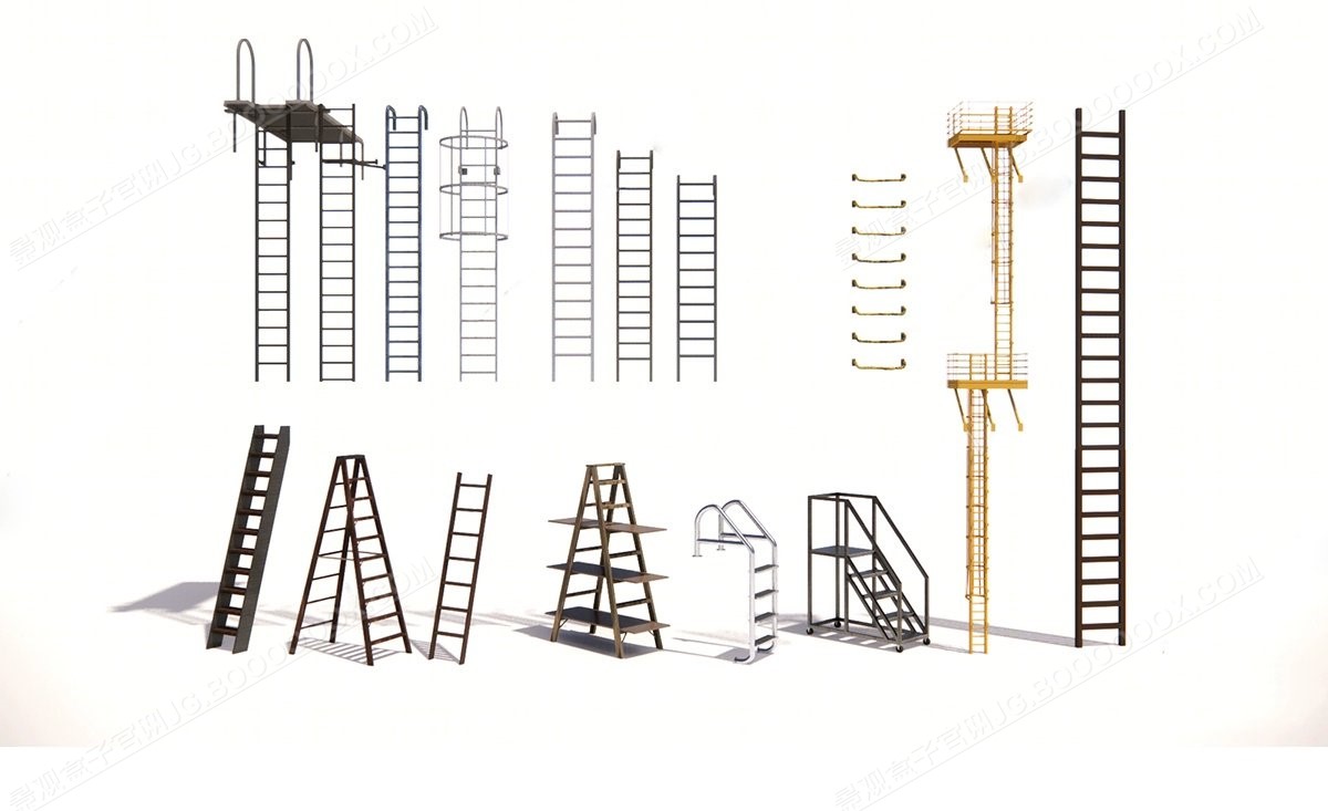 屋顶攀登梯具全新设计图鉴汇编